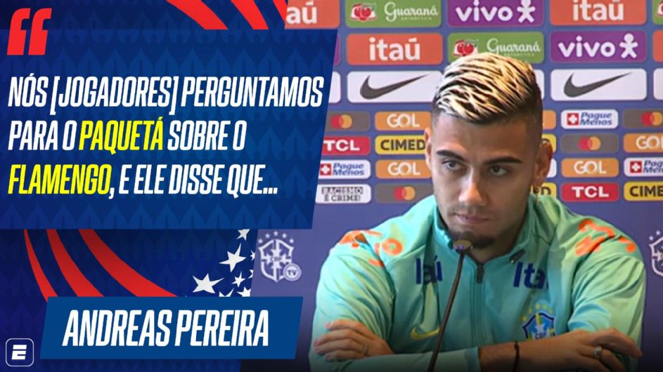 Paquetá no Flamengo? Andreas Pereira revela conversa com companheiro sobre chance