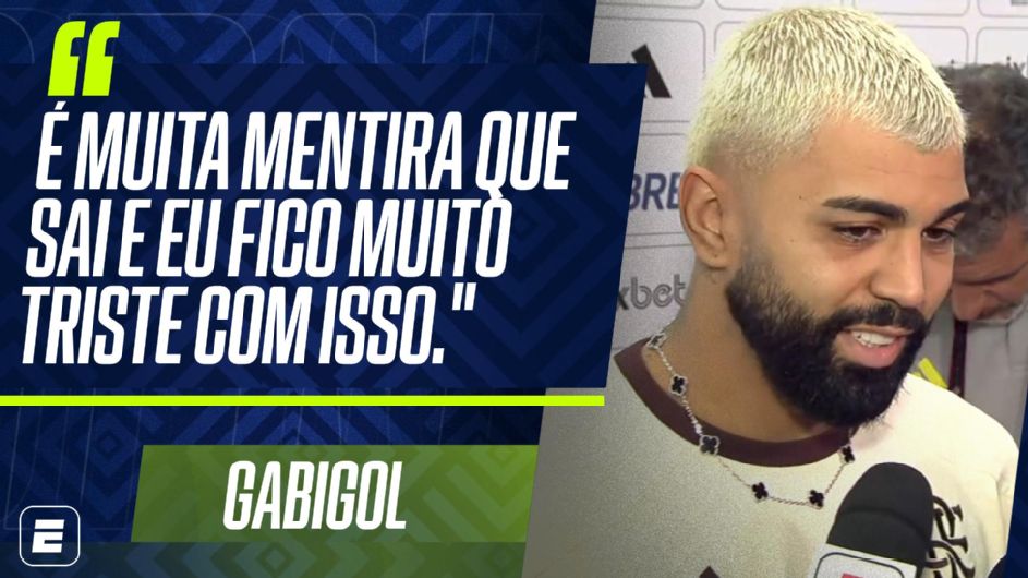 Flamengo? Palmeiras? Gabigol desabafa sobre saída e rebate 'mentiras': 'Todo mundo quer cravar, mas ninguém vai'