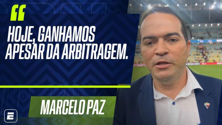 CEO do Fortaleza diz que vitória sobre o Flamengo foi 'apesar da arbitragem': 'Constrangedor'