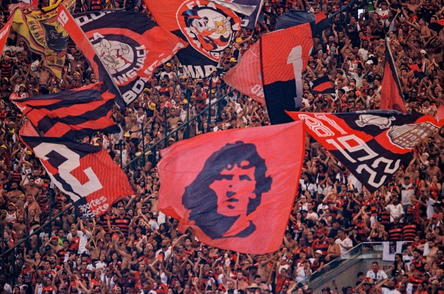 Torcida do Flamengo "manda recado" para o Palmeiras antes de duelo pela Copa do Brasil