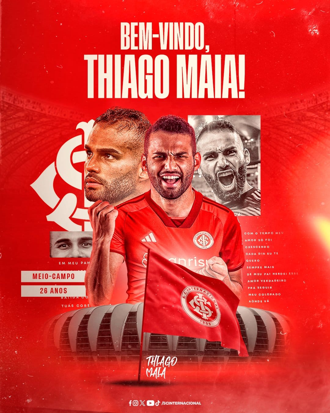 Veja quanto o Flamengo vai receber pela venda de Thiago Maia ao Internacional