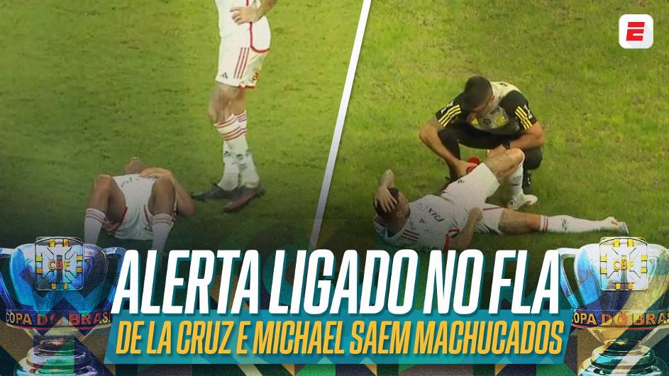 Flamengo se posiciona sobre lesões de Michael e De La Cruz na Copa do Brasil