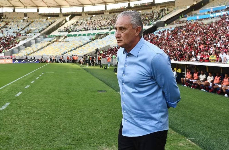 Tite se diz orgulhoso da atuação do Flamengo contra o Palmeiras