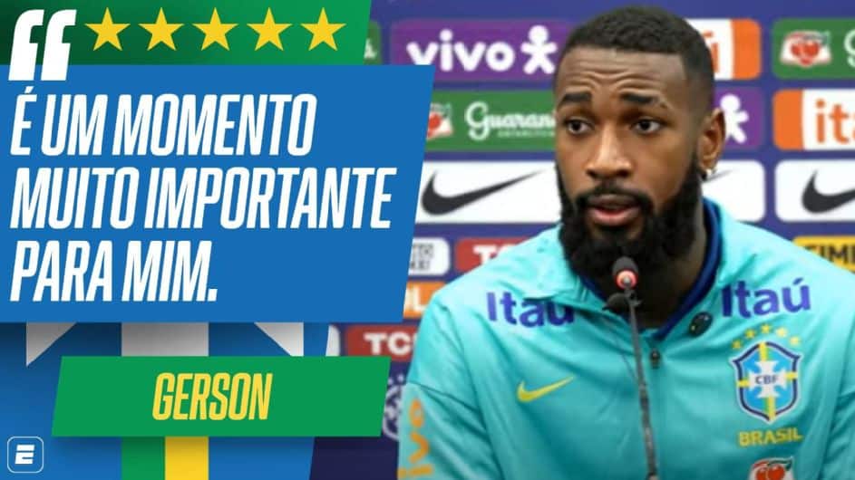 Fora do futebol? Gerson lembra drama de saúde, vibra com seleção e dá 'recado' a Dorival: 'Já que sou o Coringa...'