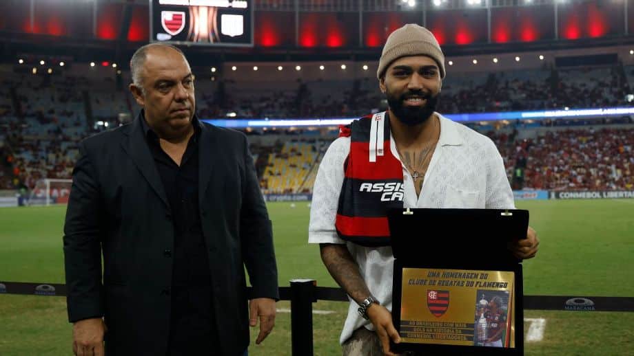 Marcos Braz exalta Gabigol após 'perda irreparável' de Pedro no Flamengo: 'Em três finais de Libertadores, fez gol em todas'