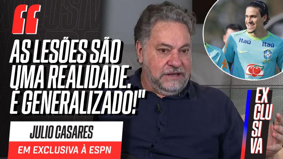 Casares defende DM do São Paulo, critica calendário e questiona lesão de Pedro: 'Não é excesso de jogos?'