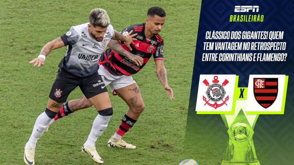 Corinthians x Flamengo: onde assistir ao vivo, horário, palpites e prováveis escalações do jogo do Brasileirão