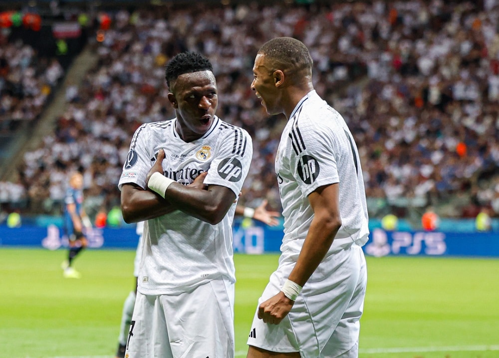 Candidato a melhor do mundo, Vinicius Jr dá assistência em vitória do Real Madrid no Campeonato Espanhol