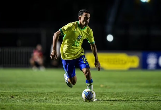 Brasil Sub-20 derrota o México em amistoso com gol no fim - quatro jogadores do Flamengo estiveram com a seleção