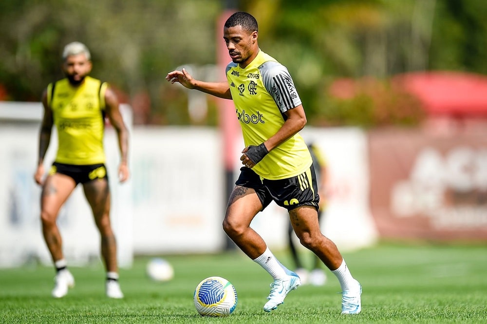 De La Cruz não se recupera a tempo e está fora de jogo contra o Bahia pela Copa do Brasil