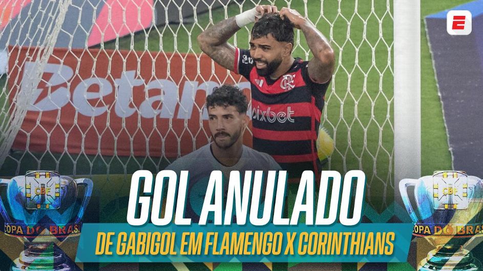 Gabigol volta a ser titular, passa perto de marcar, mas toca menos na bola que Rossi em Flamengo x Corinthians