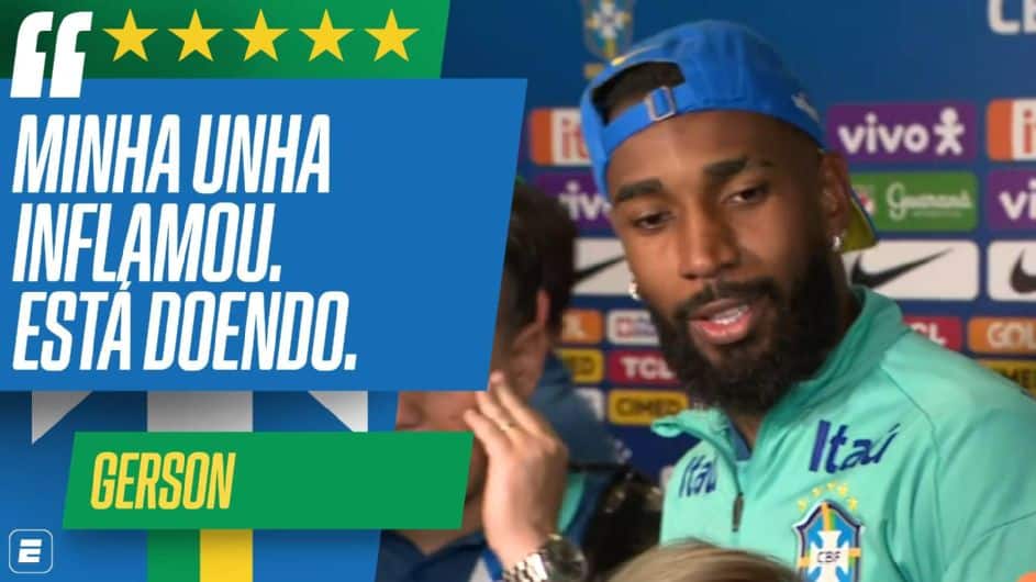 Preocupa para o Flamengo? A resposta de Gerson sobre incômodo no pé após jogo da seleção brasileira