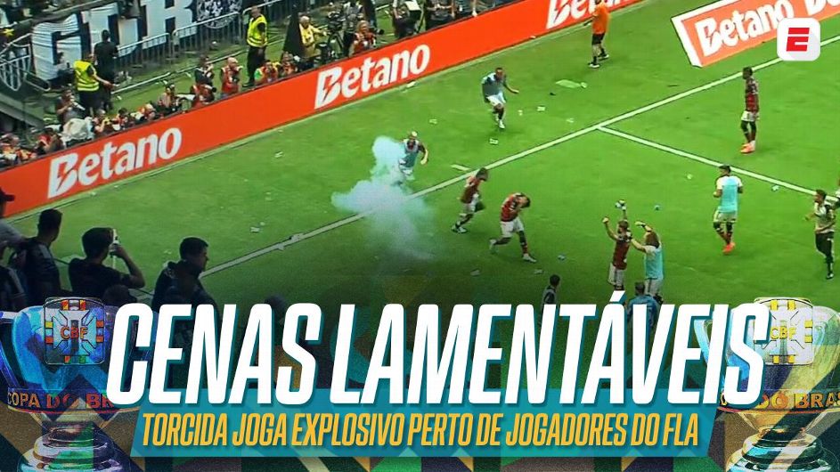 Suspeito de atingir fotógrafo com bomba na final da Copa do Brasil é preso