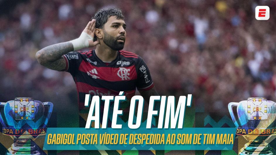 Gabigol se despede do Flamengo em vídeo com trilha sonora sugestiva