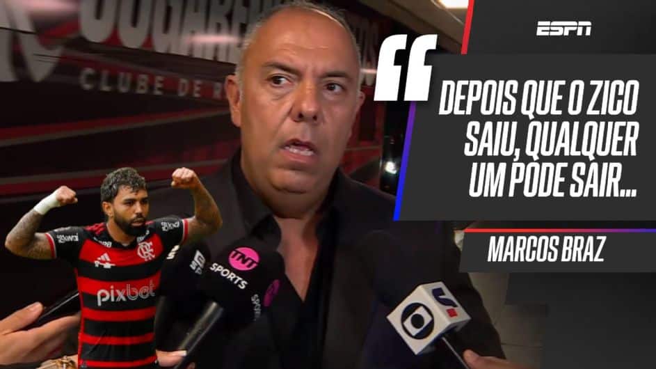 Braz responde Gabigol sobre saída do Flamengo, cita Zico e diz se conta com atacante para reta final de temporada