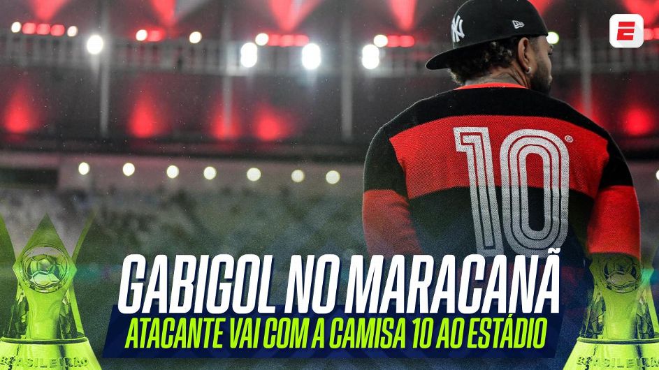 Homenagens da torcida do Flamengo, camisa de Zico e 'desespero' com pênalti perdido: o dia de Gabigol como 'torcedor'