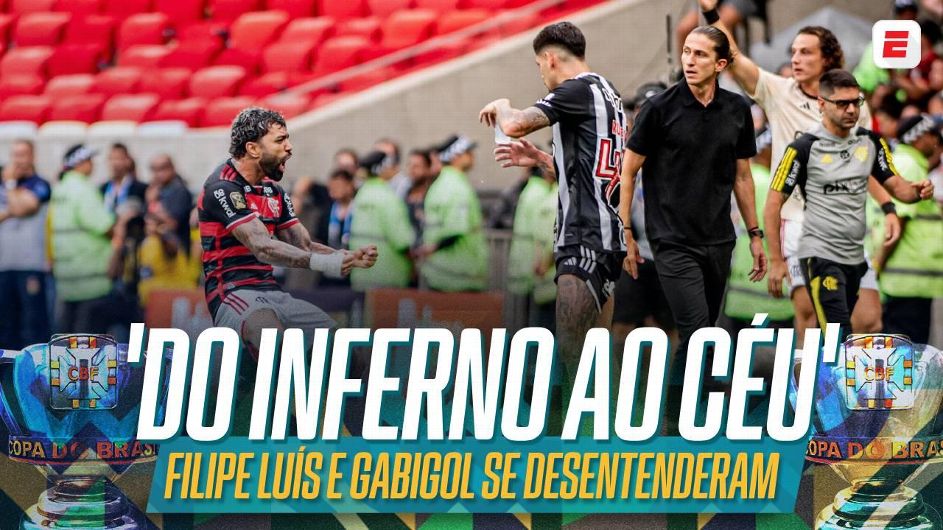 Filipe Luís explica 'me respeita, moleque' a Gabigol e diz que 'corrigiu' atacante do Flamengo: 'Não tem conversinha, é grito'