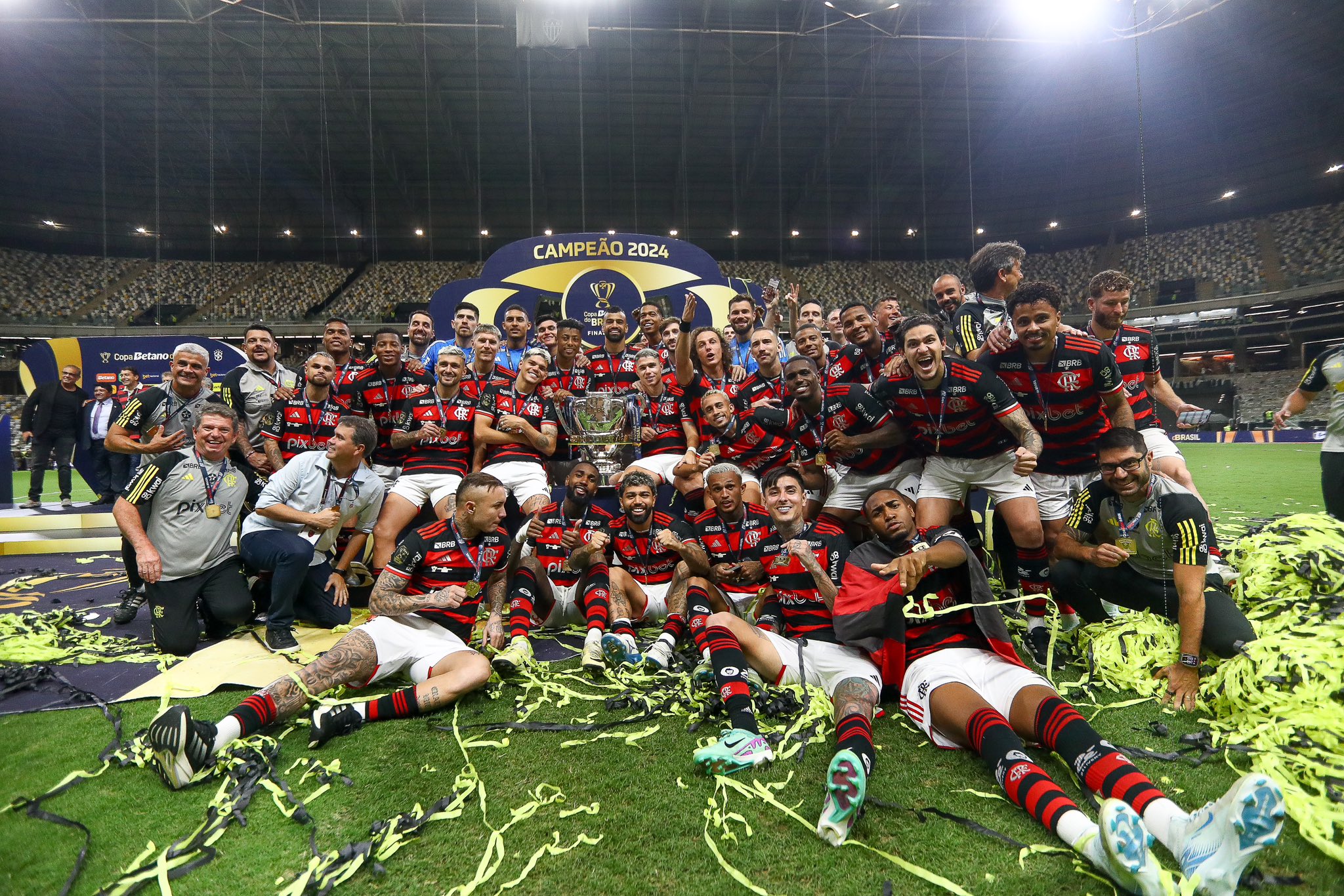 Com título da Copa do Brasil, Flamengo se torna o primeiro campeão da Arena MRV, do Atlético-MG