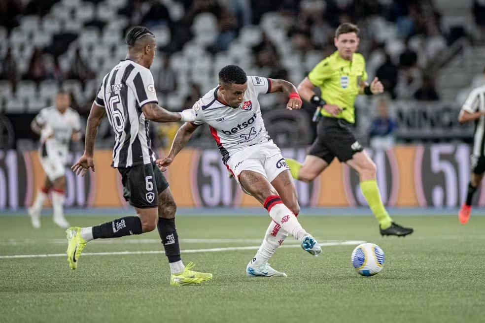 Botafogo tropeça e Palmeiras assume a liderança - Flamengo pode encostar