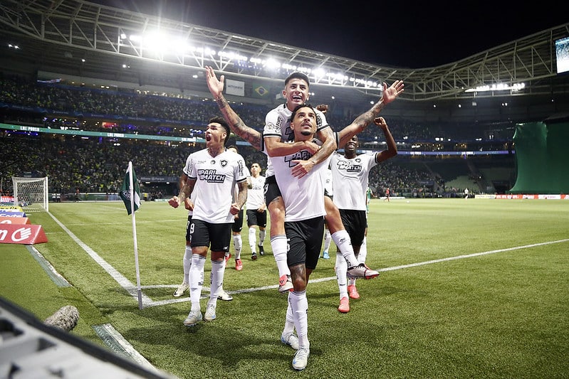 Botafogo vence o Palmeiras, reassume a liderança e acaba com as chances de título do Flamengo